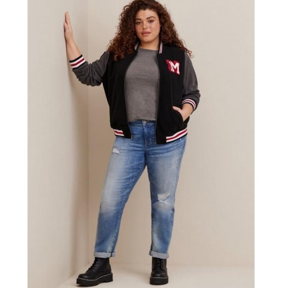 TORRID NWT Disney Mickey Mouse Wool Bomber Jacket - Picture 3 of 7